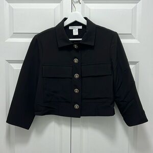 Carole Wren Slick Twill crop jacket